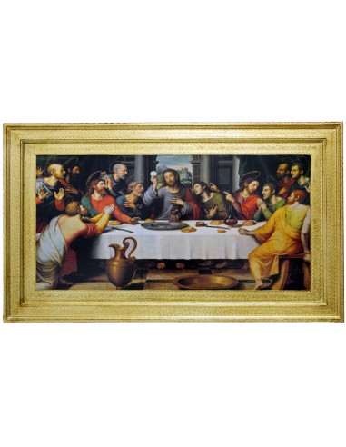 Cuadro de la Santa Cena 
Medida: 85 x 50 cm