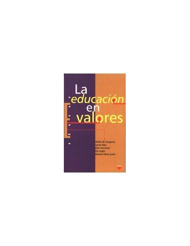 Este libro plantea la educación en valores dentro de la educación integral, aportando la originalidad, actualidad y riqueza de 