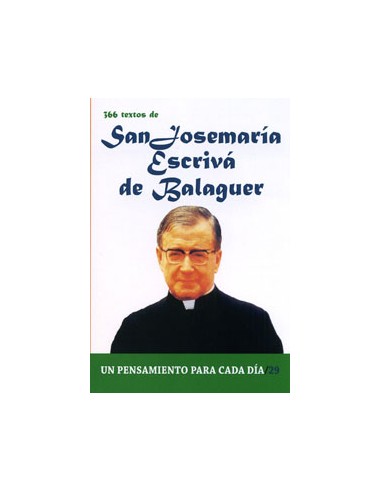 San Josemaría Escrivá (1902-1975) es uno de los grandes santos españoles del siglo XX, que dio a la Iglesia y al mundo, además 