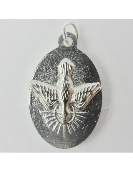 Medalla Fray Leopoldo con el Espiritu Santo en la parte de atras.

Terminada con diferentes motivos.

2,5 cm
