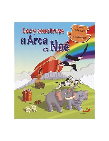 Un libro para leer y conocer la historia de Noé y jugar con el arca, los personajes y los animales. Sus páginas de cartón conti