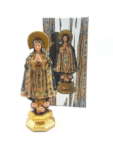 Virgen Inmaculada 20 cm, resina.