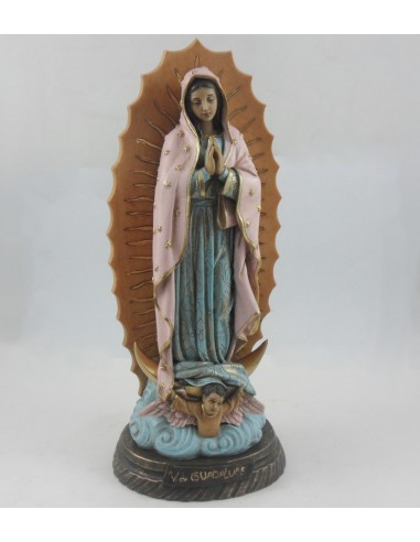 Imagen de Nuestra Señora de Guadalupe.
Medidas: 40 x 17 cm.