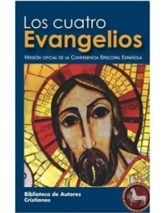 Este libro contiene íntegramente los cuatro evangelios de la Sagrada Biblia. Versión oficial de la Conferencia Episcopal Españo