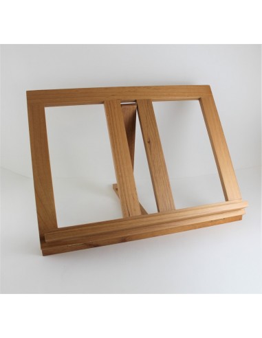 Atril de mesa, madera.

35 x 25 cm.