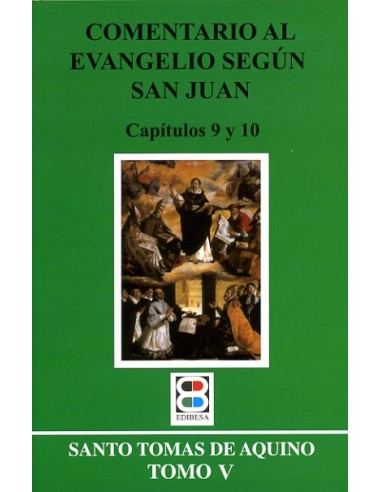 El comentario al Evangelio según San Juan es una obra de madurez de Santo Tomás de Aquino. Tal vez por eso es el más completo d