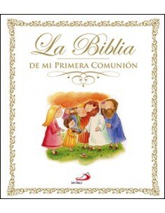 Esta Biblia es un bonito recuerdo de Primera Comunión con la que los niños podrán conocer más de 60 relatos bíblicos, narrados 