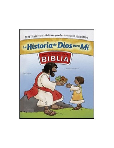 Una Biblia que contiene 104 historias bíblicas ilustradas con atractivas imágenes que ayudan a que la historia cobre vida en la