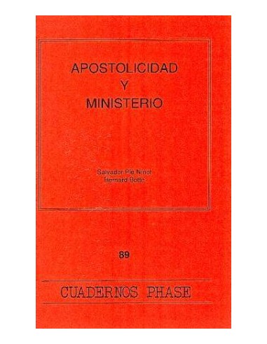 La dimensión apostólica del ministerio y su reflejo en los ritos de ordenación. Nuevo Testamento y vocabulario ministerial.