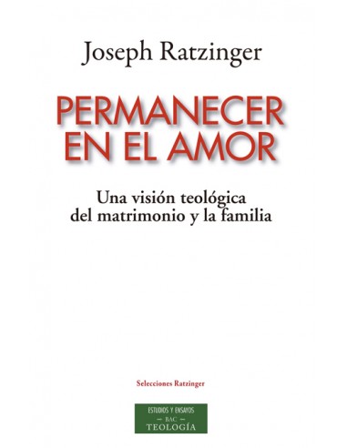Se publican en este volumen cinco contribuciones de Joseph Ratzinger sobre temas de matrimonio y familia. Abarcan un arco tempo