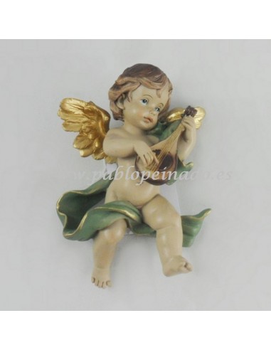 Angel para colgar en color crema resina diferentes surtidos 12 cm.