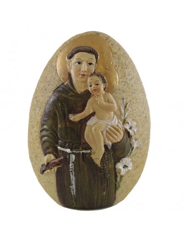 Piedra de resina con imagenes,  mide 9 cm de alto.
Disponible con varias imagenes: 
Virgen del Perpetuo Socorro
San Antonio 