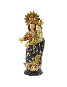 Virgen del Rosario de 11 cm de altura 