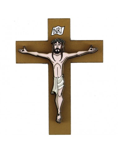 Iman de cruz con relieve
Medida: 8 cm de alto x 6 cm de ancho