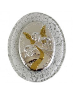 Caja cristal murano metal pulido de Angel
9,5 cm x 7,5 cm 