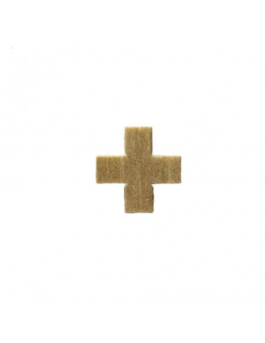Cruz de madera
Medida: 1.6 x 1.6 cm 