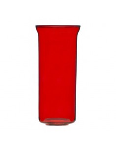 Vaso para lámpara del Santísimo cristal rojo con orificio en la parte inferior.

Dimensiones:

8 cms Ø parte superior
6.8 