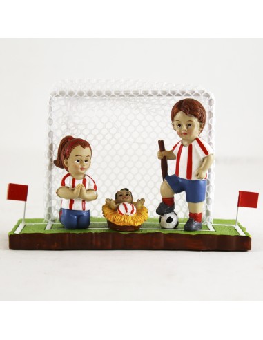Mistero con tematica de futbol
Disponible en 3 colores: blanco, azulgrana y rayas rojas 
Medida. 6 cm 