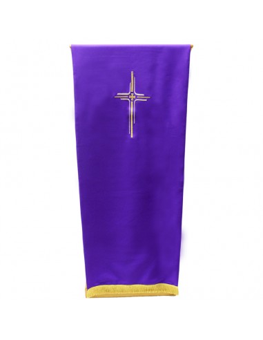 Paño de ambon con bordado de cruz tejido poliester.

Disponible en los cuatro colores litúrgicos.

MEDIDAS:  Largo - 252 cm