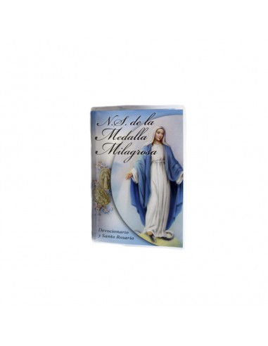Librito con 6 páginas.
Contenido: Cómo rezar el Rosario, misterios del Rosario.

Disponible: Azul/Milagrosa, Rojo/Jesús de l
