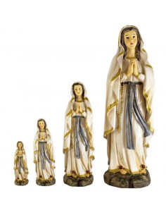 Virgen de Lourdes realizada en resina.
Distintas medidas disponibles:
8 x 3 cm
13 x 4 cm
20 x 5 cm
30 x 10 cm