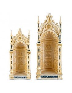Hornacina de resina, estilo arquitectonico gotico.
Diferentes medidas disponibles:
20 x 8 cm fondo 5 cm
26 x 10 cm fondo 7.5