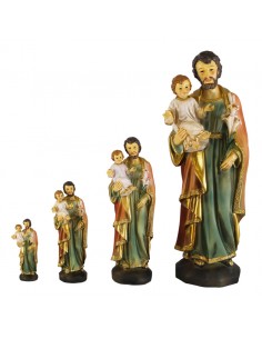 San José con niño y flores, realizado en resina.
Distintas medidas disponibles:
8 x 3 cm
13 x 4 cm
20 x 7 cm
30 x 11 cm