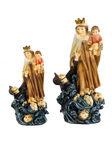 Virgen del Carmen marinera.
Disponible en 15 y 20 cm