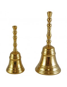 Campana dorada 
Disponible en 9 y 12 cm 