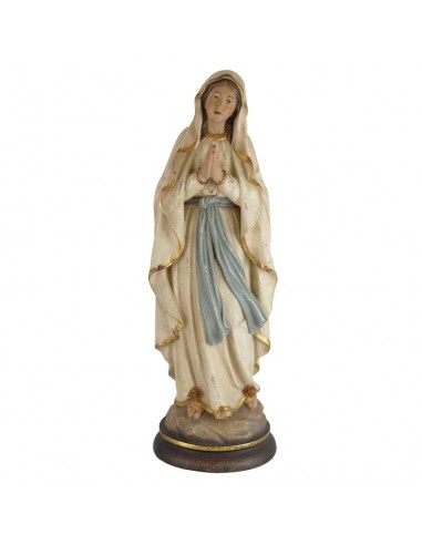 Virgen de Lourdes talla de madera policromada.
Disponible en diferentes medidas.