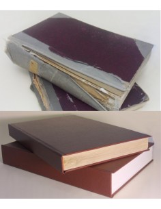 Si posee algún libro que encuadernar, ya sea nuevo o antiguo que precisa una encuadernación adecuada, se pueden realizar sencil