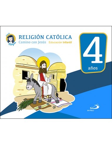 Libro del alumno del segundo curso del Proyecto Miryam de Religión Católica en Educación Infantil.
