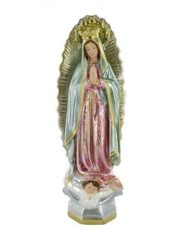 virgen de Guadalupe pintada a mano.
30 cm