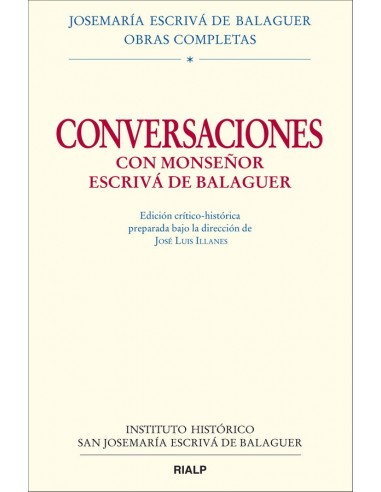 Tercer volumen de las Obras Completas de Josemaría Escrivá de Balaguer.  En las entrevistas que recoge el texto original, el fu