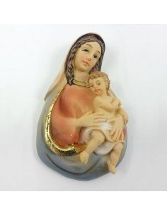 Iman Virgen con niño
Medida: 7 cm