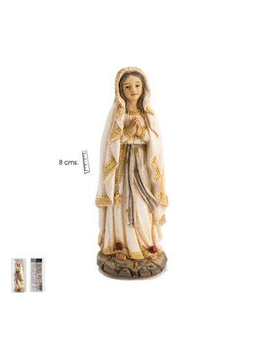 Virgen de Lourdes realizada en resina.
Distintas medidas disponibles:
8 x 3 cm
13 x 4 cm
20 x 5 cm
30 x 10 cm