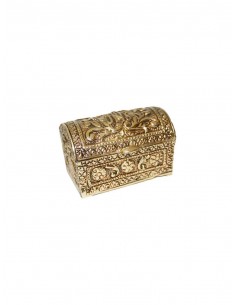 Caja para llaves de Sagrario.
Caja para guardar las llaves del Sagrario realizada en bronce, acabado dorado brillante pulido.