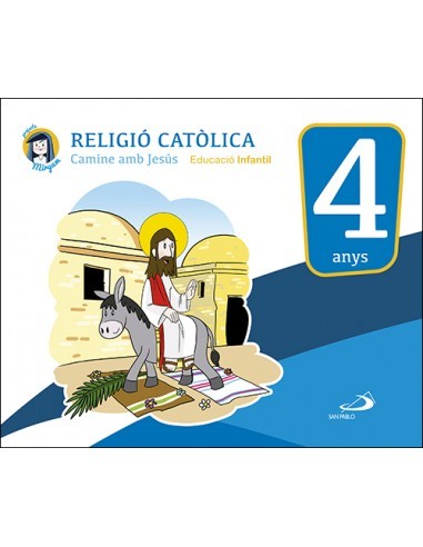 Edición en valenciano del libro del alumno del segundo curso del Proyecto Miryam de Religión Católica en Educación Infantil.