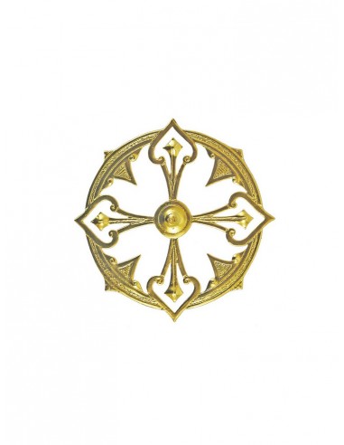 Aureola para imagen del Sagrado Corazón de Jesús de metal en dorado.
A partir de los 8 cm las aureolas pasan a tener solo 1 pu