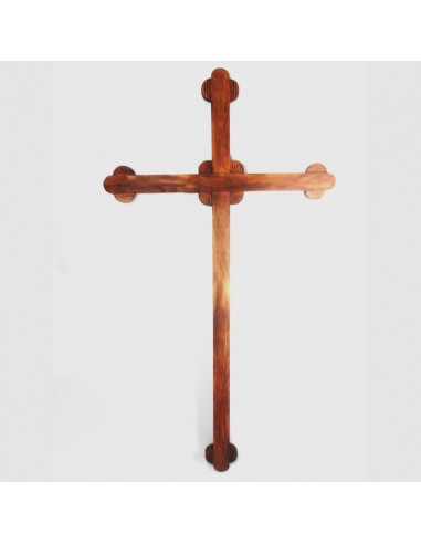 Cruz de madera hecha a mano.
Material: Madera
Medidas: 143 cm alto x 79 cm largo x 3 cm ancho