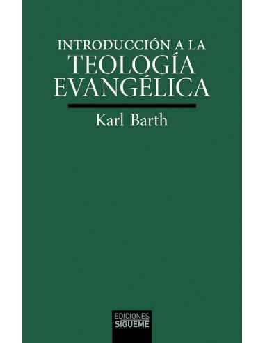 «Introducción a la teología evangélica» es el testamento teológico y creyente del gran pensador suizo Karl Barth. En esta obra 