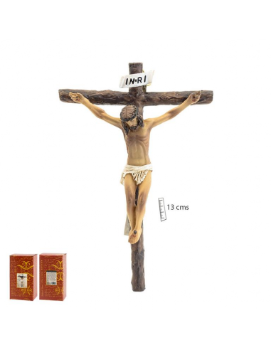 Cristo de la buena muerte.
Realizado en resina.
Medidas disponibles, la medida corresponde a la cruz
13 cm
22 cm
31 cm