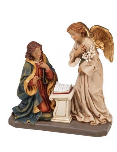 Imagen de la Anunciación disponible en varias medidas: de 31 centímetros de alto por 26,5 centímetros de ancho y de 16 centímet
