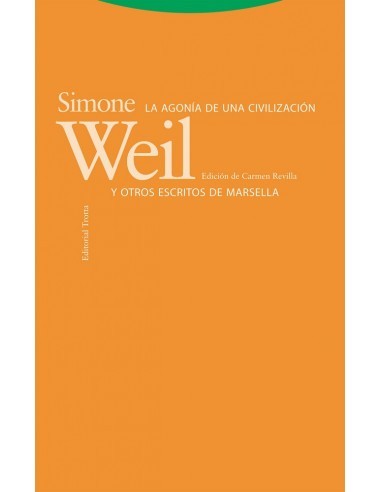 Simone Weil abandona París, declarada ciudad abierta, en junio de 1940. Acompaña a sus padres en un éxodo incierto que, en sept