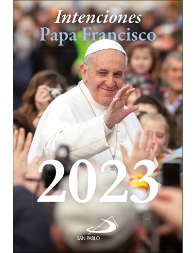 Este calendario presenta para cada mes las intenciones de oración del Papa Francisco. El calendario dedica una doble página par