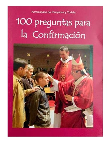 100 preguntas para la confirmación. Arzobispado de Pamplona y Tudela. Portada