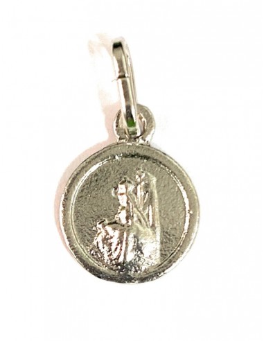 Medalla Virgen De Las Angustias (Patrona De Granada) Plata De Ley 10mm