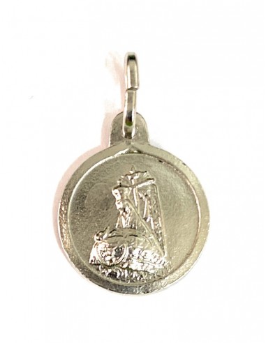 Medalla Virgen De Las Angustias (Patrona De Granada) Plata De Ley 13mm