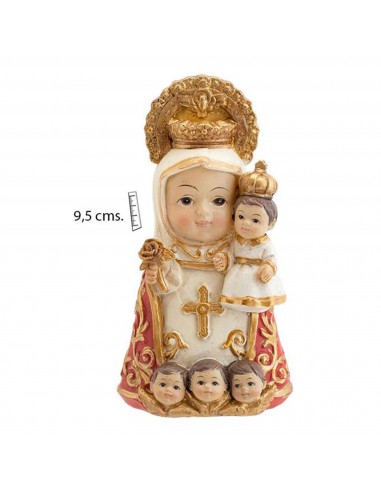 Virgen de Covadonga infantil 9cm - frente - tiendaclero