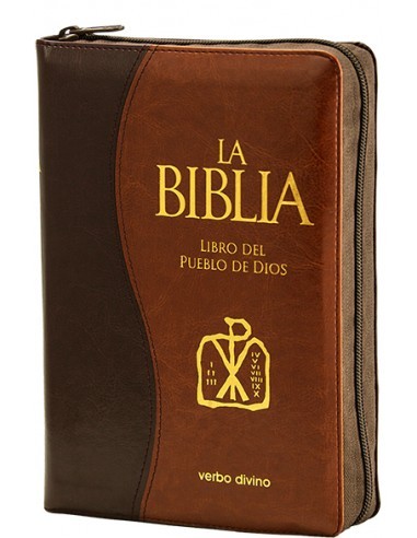 La Biblia. Libro del Pueblo de Dios Edición símil piel con c